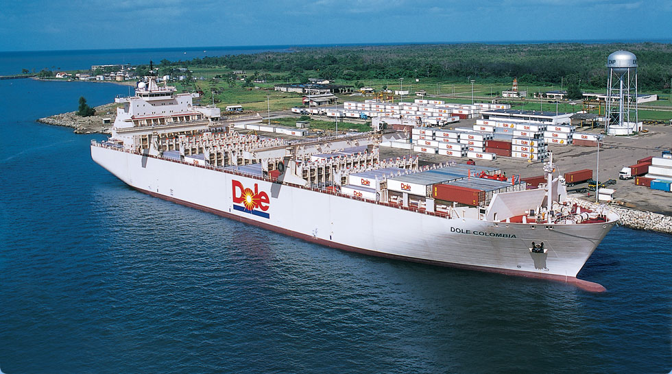 Dole Colombia in Port Castilla, Honduras.