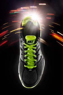 The LunarGlide+ shoe with Dynamic Support