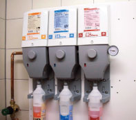 Diverflow® dispensing system for detergents