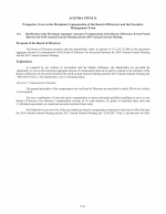 Agenda Item 11. Prospective Votes on the Maximum Compensation of the Board of Directors and the Executive Management Team