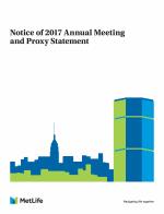 Click here to view MetLife, Inc. 2017 Proxy Statement