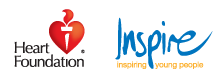 heart foundation and inspire