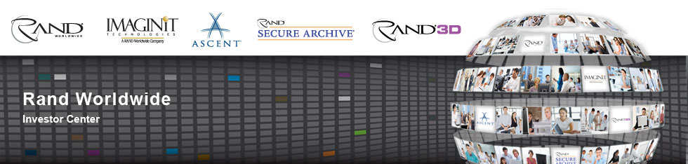 RAND Worldwide, IMAGINiT Technologies, Ascent Center for Technical Knowledge, and RAND Secure Archive