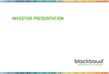 Blackbaud Investor Presentation