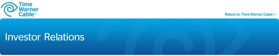 Return to Time Warner Cable