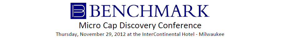 Benchmark Micro Cap Discovery Conference