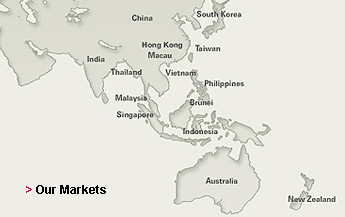 Our Markets Map