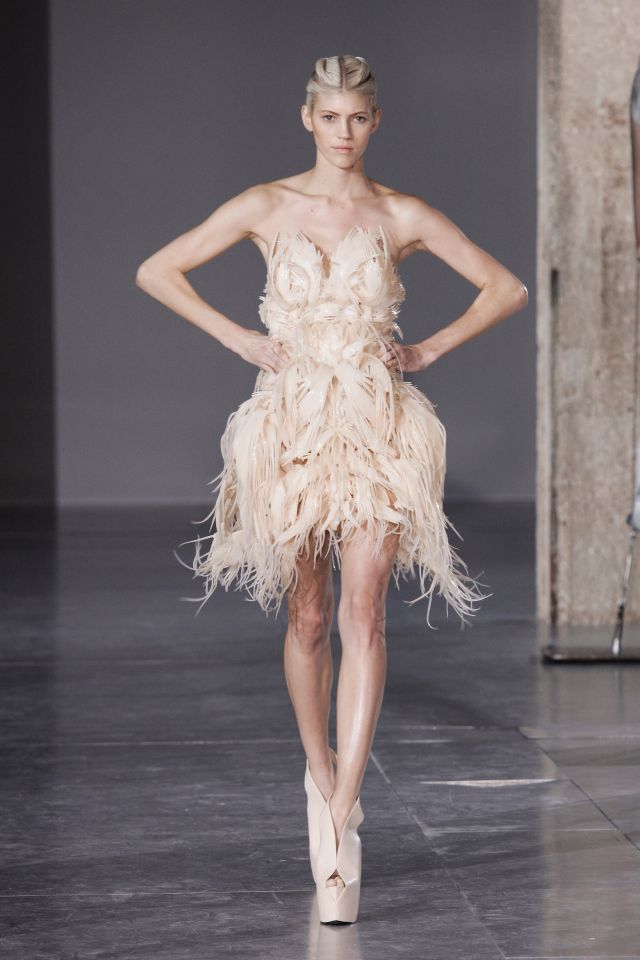 Paris Fashion Week: Iris van Herpen's 'flowing paint' gowns and