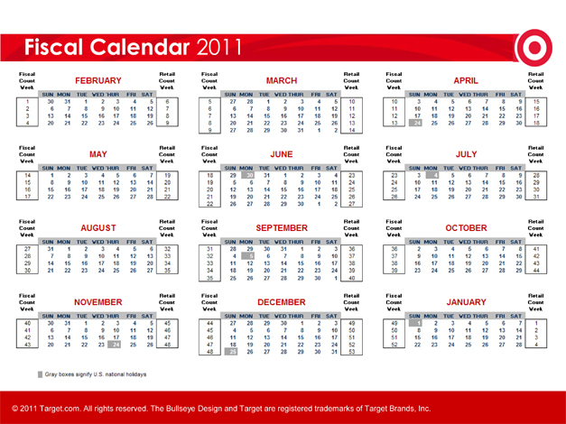 Investors; Fiscal Calendar