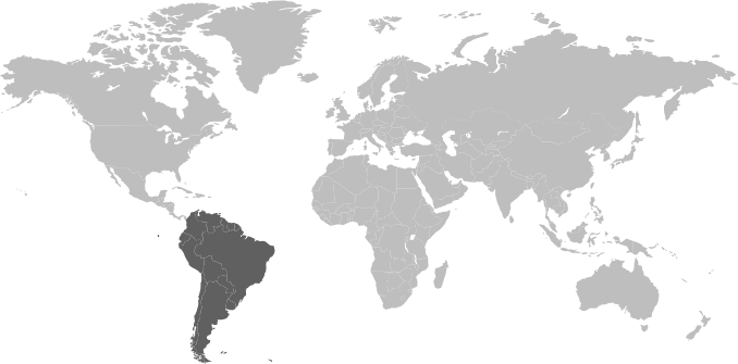 AMÉRICA DO SUL Map