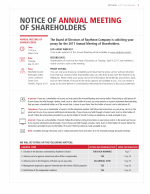 Notice of Annual Meeting of Shareholders