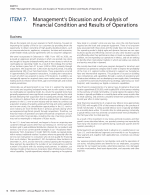 7. Management's Discussion and Analysis of Financial Condition and Results of Operations