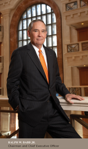 Ralph W. Babb, Chairman and Chief Executive Officer