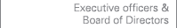 Executive Officers and Board of Directors