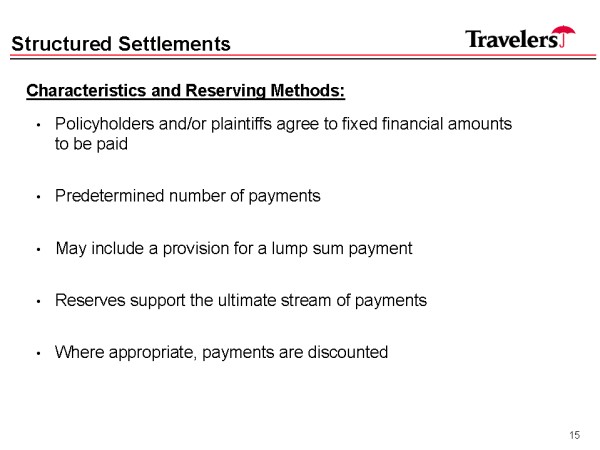 Structured Settlements