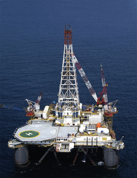 Drilling operations in Equatorial Guinea