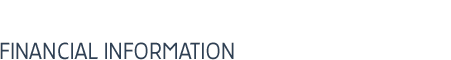FINANCIAL INFORMATION
