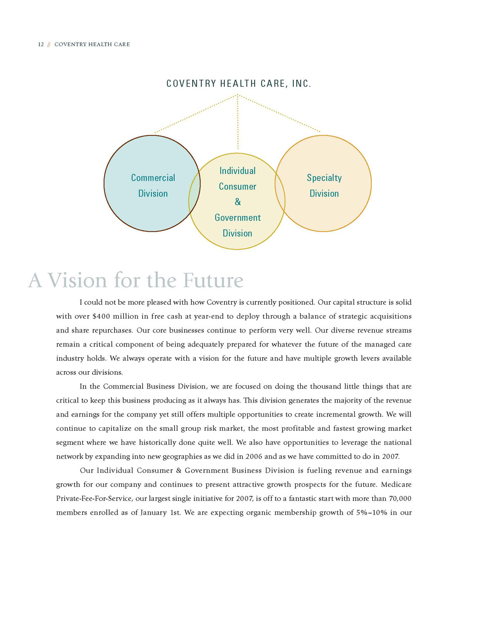 CEO Letter
