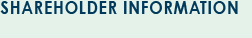 Shareholder Information