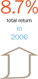 Total return in 2006
