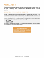 Agenda Item 8. Reelection of the Members of the Compensation Committee, Each for a Term Extending Until Completion of the Next Annual General Meeting