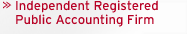 Independent Registered Public Accounting Firm
