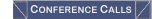 Webcast Presentations/Conference Calls