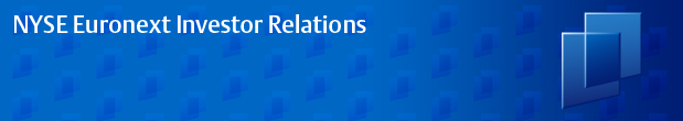 NYSE
Euronext Investor Relations