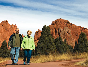 Photo of Anthem member Carol Haddix and her husband, Jim, in Colorado Springs, Colorado.