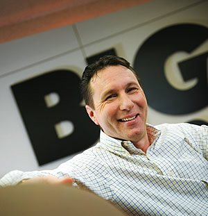 Photo of Mark Fisher, Big Lots director of benefits and human resources information systems, in Columbus, Ohio.