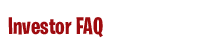 Investor FAQ