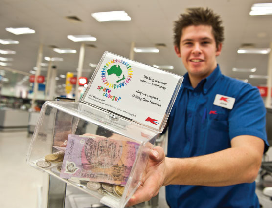 Kmart spare change collection