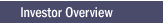 Investor Overview