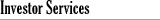 Investor Services
