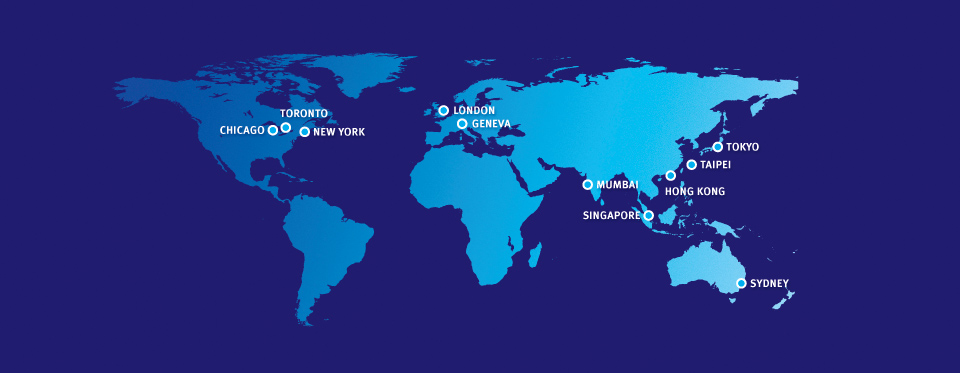 Map of Offices