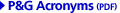 P&G Acronyms (PDF)