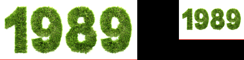 Blu since 2009 – Green since 1989