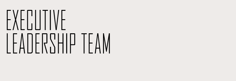 Executive Leadership Team