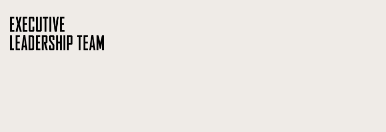 Executive Leadership Team