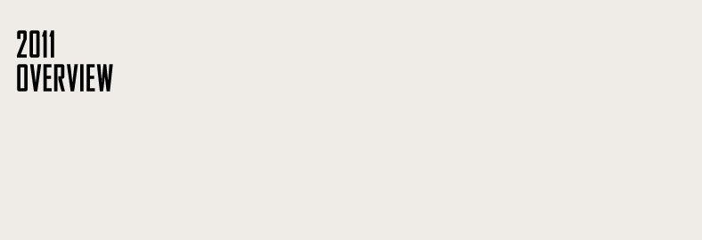 2011 Overview