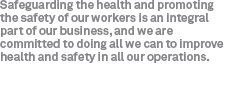Health, safety and employees  intro text