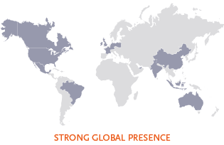 Map: Goodrich's Strong Global Presence