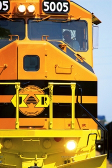 Rocky
Mountain Region: Utah Railway transports about 100,000 carloads of
freight annually, principally coal, in central and northern Utah.
