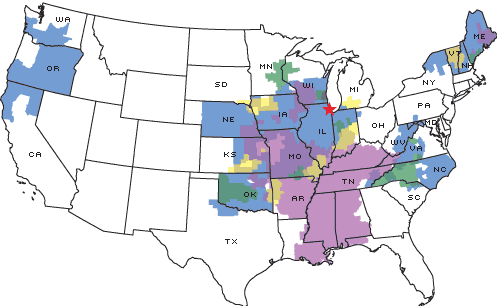 Us Cellular Coverage Area U.s. Cellular - 2005 Annual Report