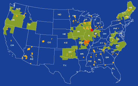 Tds Telecom Coverage Map Telephone And Data Systems, Inc. - 2004 Annual Report