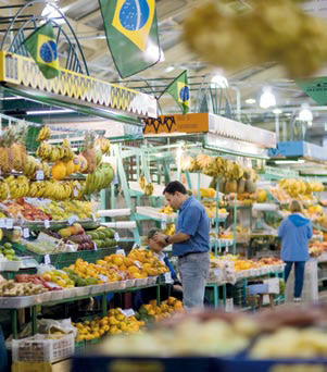 Grocery store in Brazil