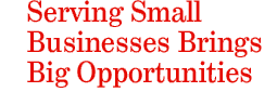Serving Small Businesses Brings Big Opportunities