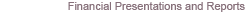Financial Presentations
