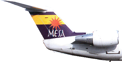 Mesa Air Group Plane Tail