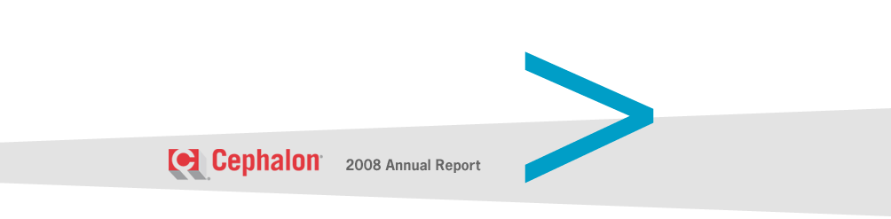 Cephalon 2008 Annual Report